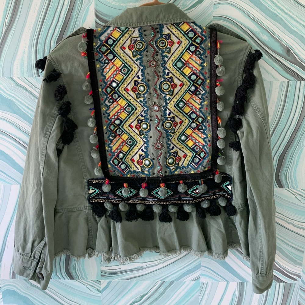 Embellished jacket/ top